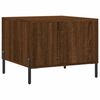 vidaXL Coffee Table Brown Oak 50x50x40 cm Engineered Wood