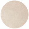 vidaXL Anti-slip Shaggy Rug Cream 160 x 160 cm PP