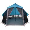 vidaXL Family Tipi Tent Folding with Roof Blue 404 x 370 x 270 cm