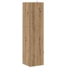 vidaXL Corner Cabinet Artisan Oak 33x33x132 cm Engineered Wood