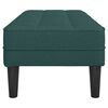 vidaXL Bench Dark green 113 x 57 x 39 cm Fabric