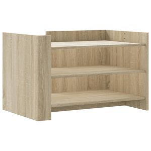 vidaXL Coffee Table Sonoma Oak 80x50x50 cm Engineered Wood