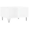 vidaXL Coffee Table High Gloss White 60x50x36.5 cm Engineered Wood