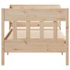vidaXL Bed Frame without Mattress 90x190 cm Single Solid Wood Pine
