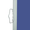 vidaXL Patio Retractable Side Awning 120x500 cm Blue