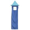 vidaXL Curtains for Loft Bed with Tower Blue Polyester