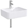 vidaXL Bathroom Wash Basin Chrome 48.5 x 37.5 x 13 cm Metal