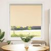 vidaXL Roller Blind Blackout Beige 100x175 cm Fabric Width 95.7 cm Polyester