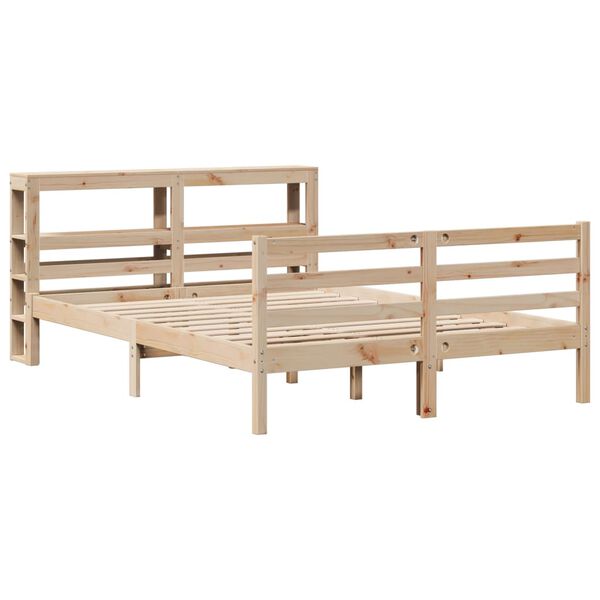 vidaXL Bed Frame without Mattress 160x200 cm Solid Wood Pine