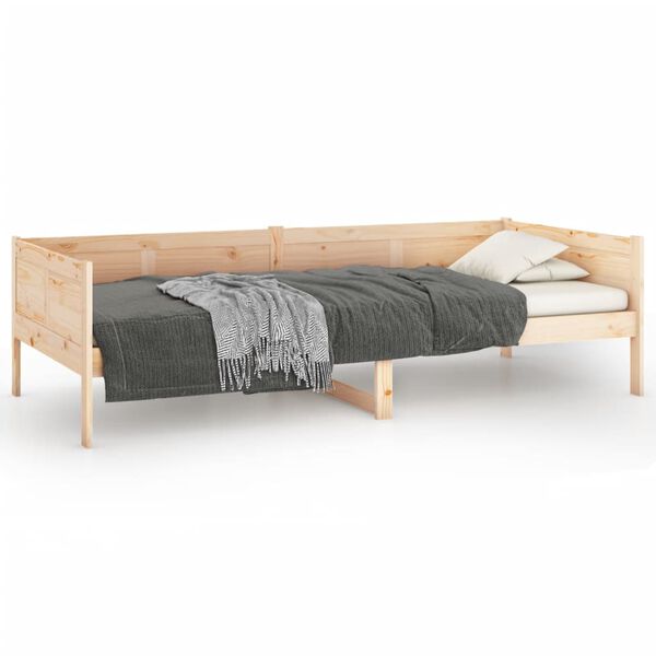 vidaXL Day Bed without Mattress Solid Wood Pine 80x200 cm