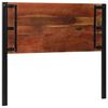 vidaXL Headboard 120 cm Solid Wood Reclaimed and Iron