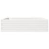 vidaXL Garden Planter White 90x90x23 cm Solid Wood Pine