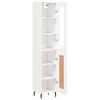 vidaXL Highboard White 34.5x34x180 cm Engineered Wood