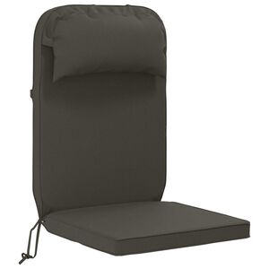 vidaXL Adirondack Chair Cushion 100% Polyester Anthracite