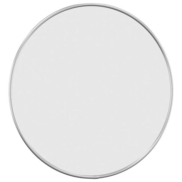 vidaXL Wall Mirror Silver &Oslash; 40 cm Round