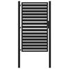 vidaXL Garden Gate Lockable Black 100x150 cm Aluminium