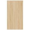 vidaXL Desk Sonoma Oak 90x40x72 cm Engineered Wood