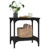 vidaXL Side Table Black 40x30x42 cm Engineered Wood