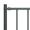 vidaXL Fence Panel with Posts Powder-coated Steel 1.7x0.75 m Anthracite