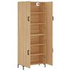 vidaXL Highboard Sonoma Oak 69.5x34x180 cm Engineered Wood