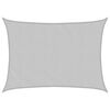 vidaXL Sun Shade Sail Light Grey 7x5 m 100% Polyester Oxford