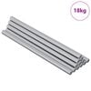 vidaXL Threaded Rods 900 pcs Silver Metal