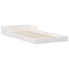 vidaXL Bed Frame White 80 x 220 cm Solid Pine Wood