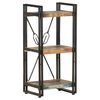 vidaXL 3-Tier Bookcase 40x30x80 cm Solid Reclaimed Wood