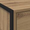 vidaXL Bedside Table Artisian Oak 50 x 39.5 x 50 cm Engineered Wood