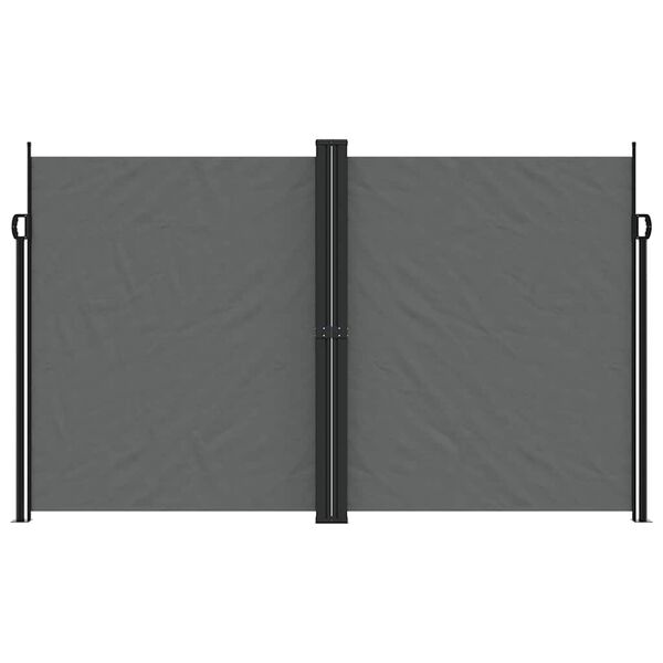 vidaXL Retractable Side Awning Anthracite 200x600 cm