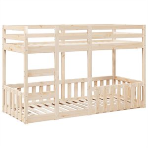 vidaXL Bunk Bed 90x190 cm Solid Wood Pine