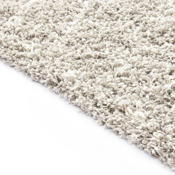 vidaXL Rug Berber Shaggy PP Sand and Beige 160x230 cm