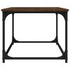 vidaXL Coffee Table Brown Oak 102x50x40 cm Engineered Wood and Iron