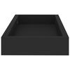 vidaXL Loggia Wall Shelves 2 pcs Black 40x15x4 cm MDF