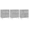 vidaXL Sideboards 3 pcs Concrete Grey Engineered Wood