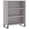 vidaXL Highboard Grey Sonoma 69.5x34x180 cm Engineered Wood