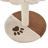 vidaXL Cat Tree with Sisal Scratching Post 40 cm Beige and Brown