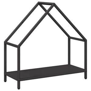 vidaXL Firewood Rack Black 60x25x60 cm Cold-rolled steel