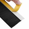 vidaXL Self-adhesive Door Brush Seals 6 pcs Silver 100 cm