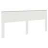 vidaXL Headboard White 200 cm Engineered wood