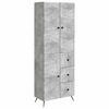 vidaXL Cabinet Set 2 pcs Concrete Grey Engineered Wood