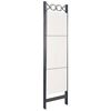 vidaXL 5-Panel Room Divider White 200x180 cm