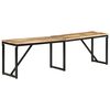 vidaXL Bench 160x35x46 cm Solid Wood Mango