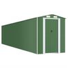 vidaXL Garden Shed Green 192x1021x223 cm Galvanised Steel