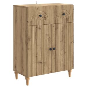 vidaXL Sideboard Artisan Oak 66 x 34.5 x 90 cm Engineered Wood