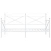 vidaXL Day Bed without Mattress White 107x203 cm Steel