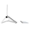 ErgoLine Tablet/Laptop Stand Cricket 20x5x2.4 cm White and Silver