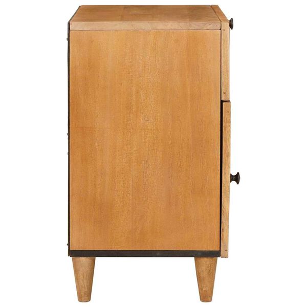 vidaXL Bedside Cabinet Light Brown 50 x 33 x 60 cm Solid Acacia wood
