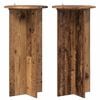 vidaXL Plant Stand 2 pcs Old Wood 40 x 40 x 80 cm Engineered Wood