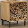 vidaXL Bedside Cabinet 40x33x46 cm Solid Wood Mango